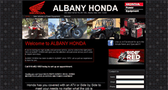 Desktop Screenshot of albanyhondamotorcycles.com