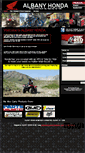 Mobile Screenshot of albanyhondamotorcycles.com